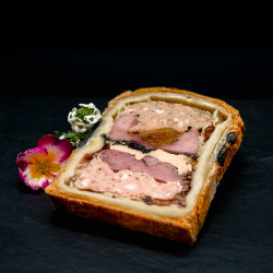 Pâté en croûte canard figue foie gras
